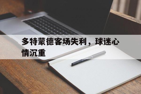 多特蒙德客场失利，球迷心情沉重